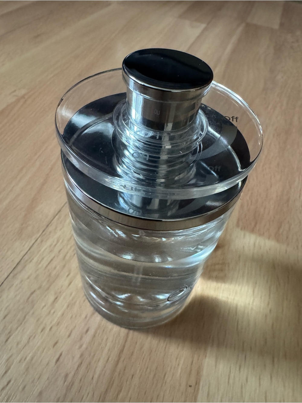 Eau de Cartier 3.3 oz EDT Men's Spray 100ml, about 60-70% full